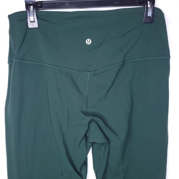 Women's Green Flared Pants - Picture 3 of 6